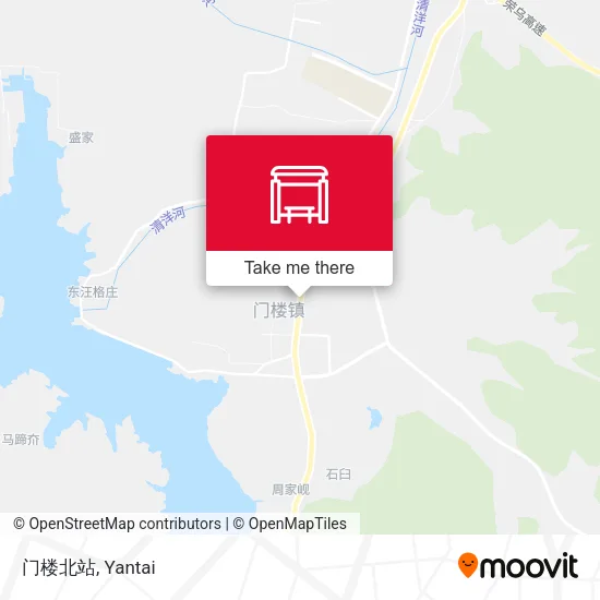 门楼北站 map