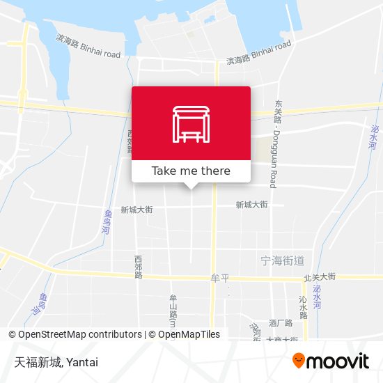 天福新城 map