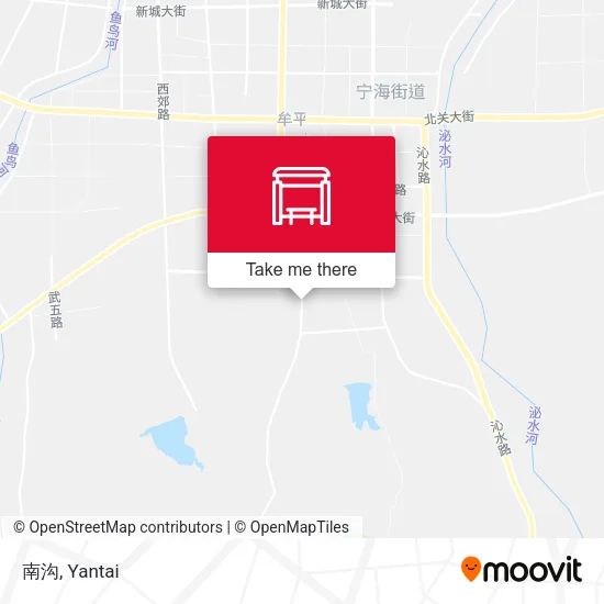 南沟 map