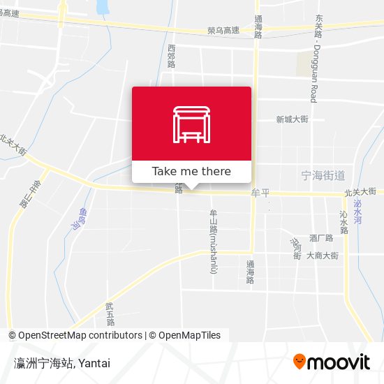 瀛洲宁海站 map