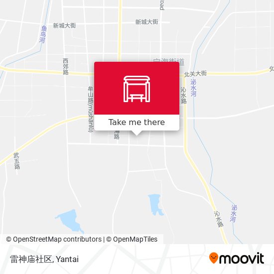 雷神庙社区 map