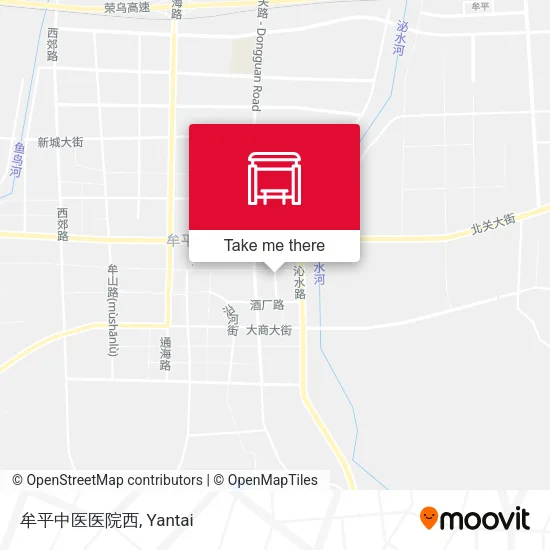 牟平中医医院西 map