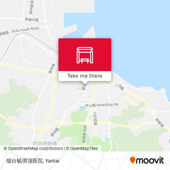 烟台毓璜顶医院 map
