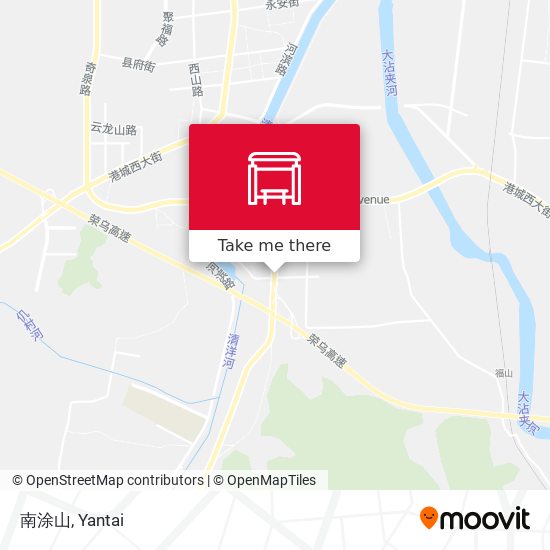 南涂山 map