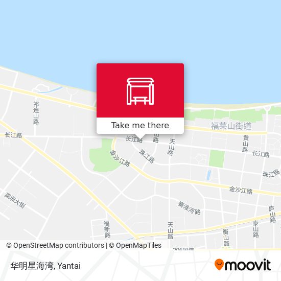 华明星海湾 map