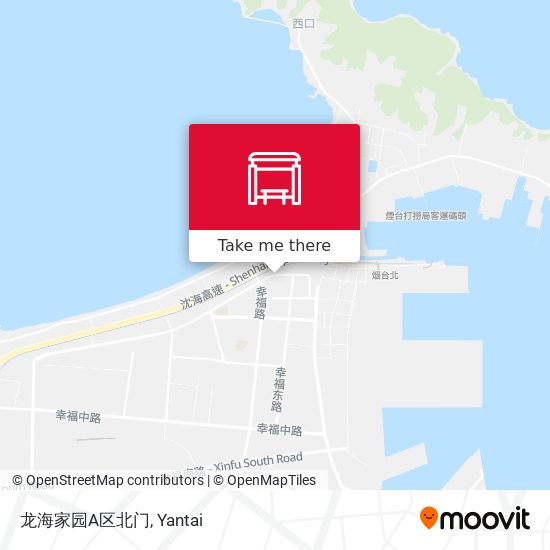 龙海家园A区北门 map