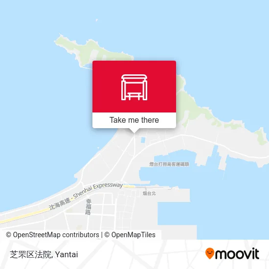 芝罘区法院 map