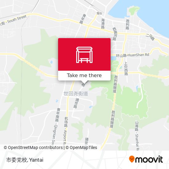 市委党校 map