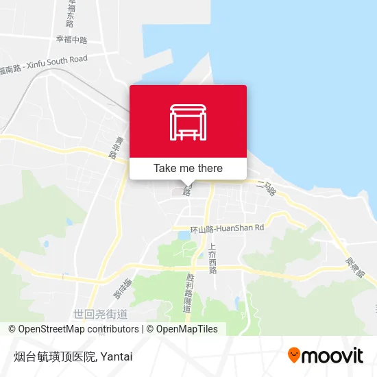 烟台毓璜顶医院 map