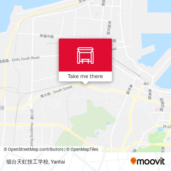 烟台天虹技工学校 map