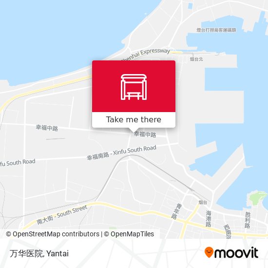 万华医院 map