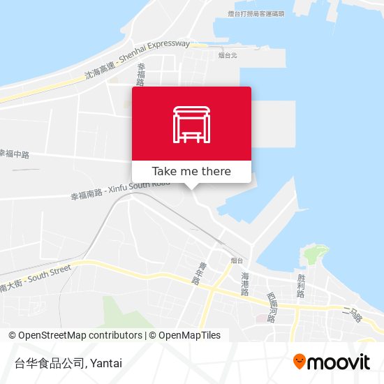 台华食品公司 map