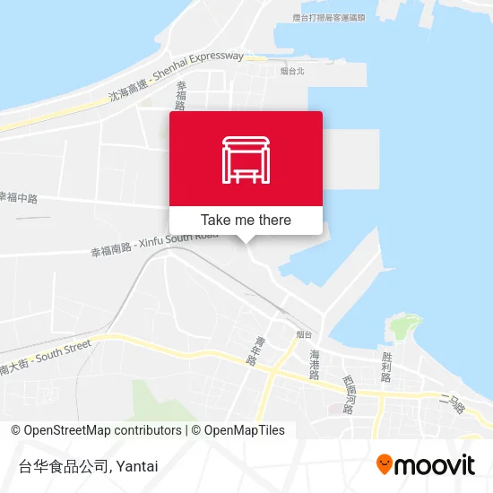 台华食品公司 map