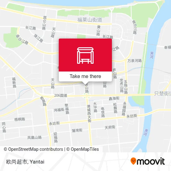 欧尚超市 map
