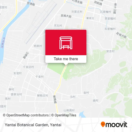 Yantai Botanical Garden map