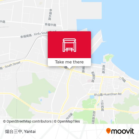 烟台三中 map