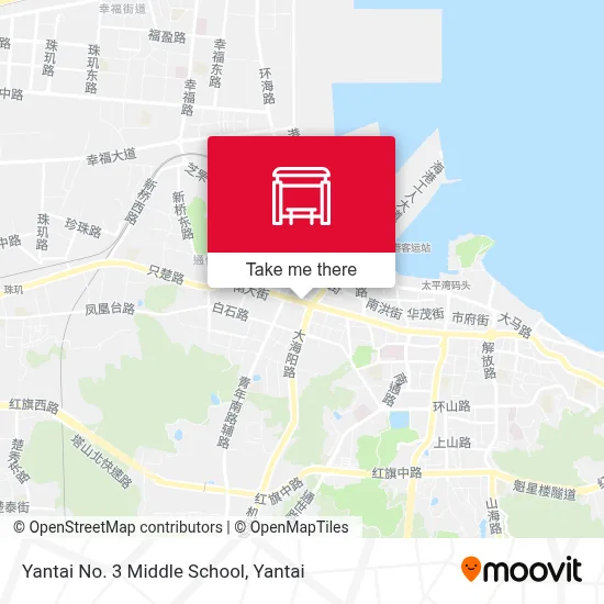Yantai No. 3 Middle School map