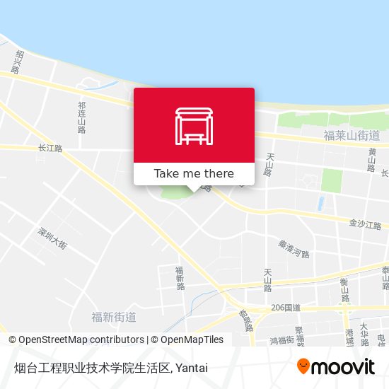 烟台工程职业技术学院生活区 map