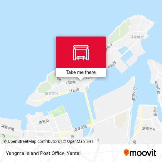 Yangma Island Post Office map
