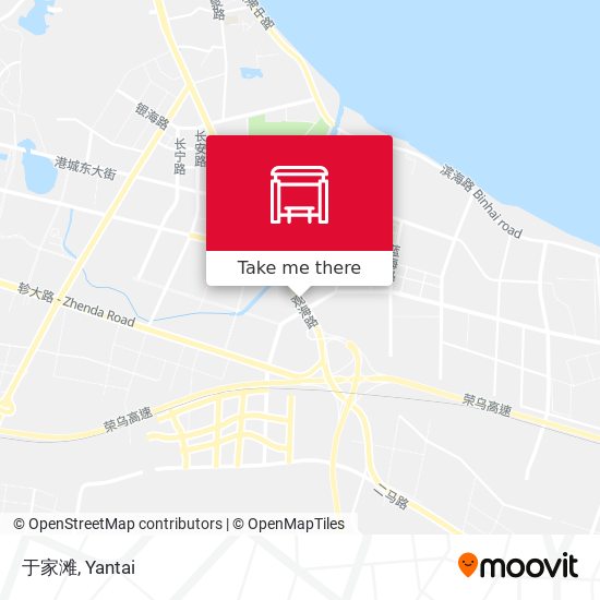 于家滩 map