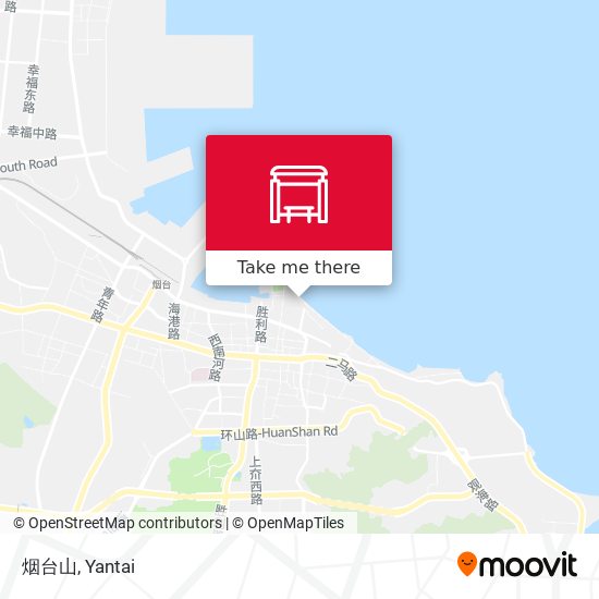 烟台山 map