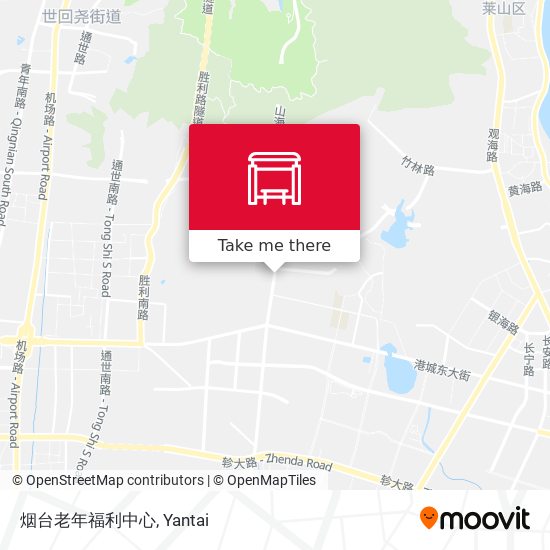 烟台老年福利中心 map