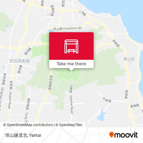 塔山隧道北 map