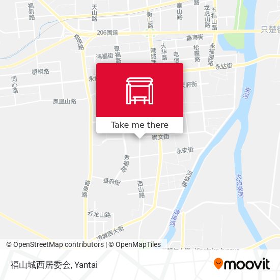 福山城西居委会 map