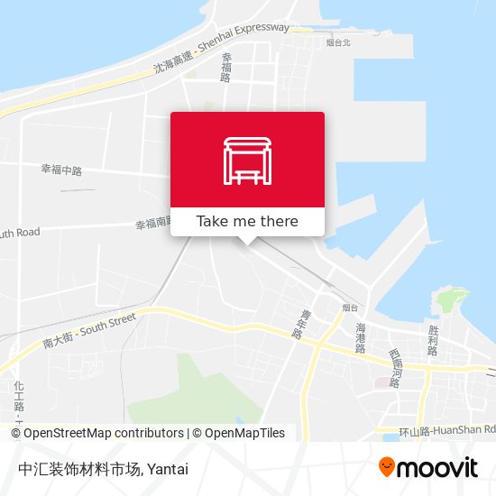 中汇装饰材料市场 map