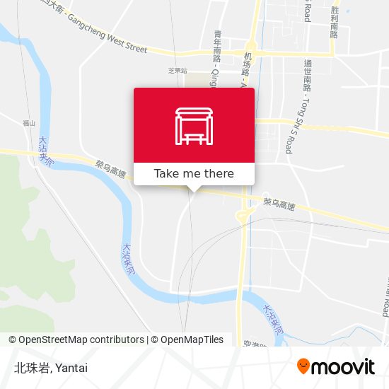 北珠岩 map