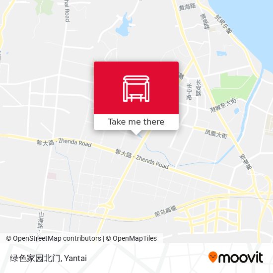 绿色家园北门 map