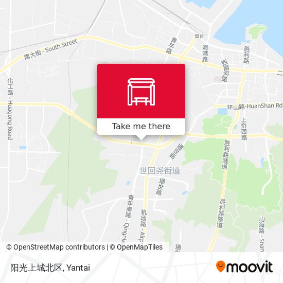 阳光上城北区 map