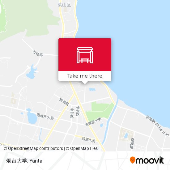 烟台大学 map