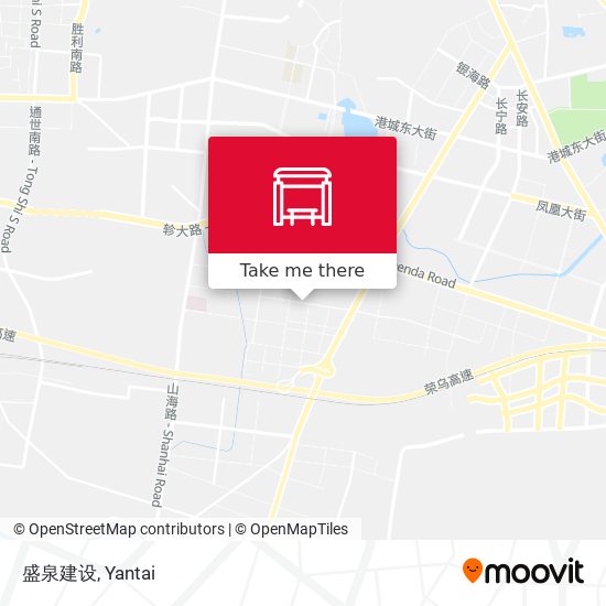 盛泉建设 map