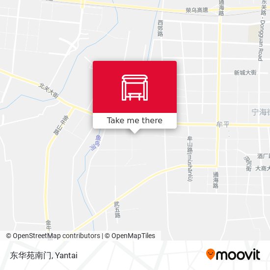 东华苑南门 map
