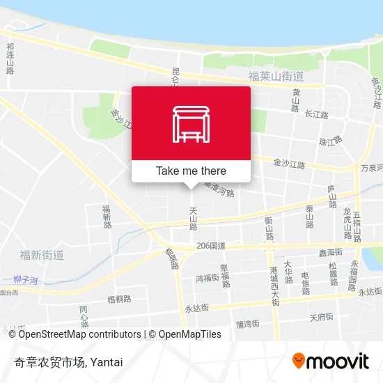 奇章农贸市场 map