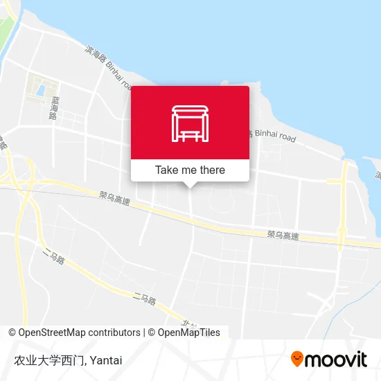 农业大学西门 map