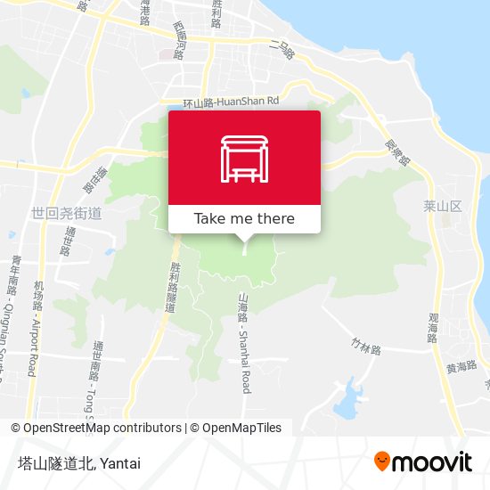 塔山隧道北 map