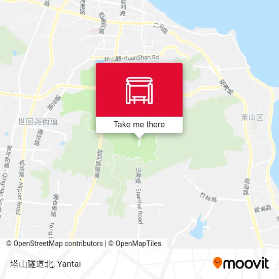 塔山隧道北 map