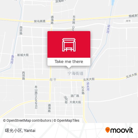 曙光小区 map