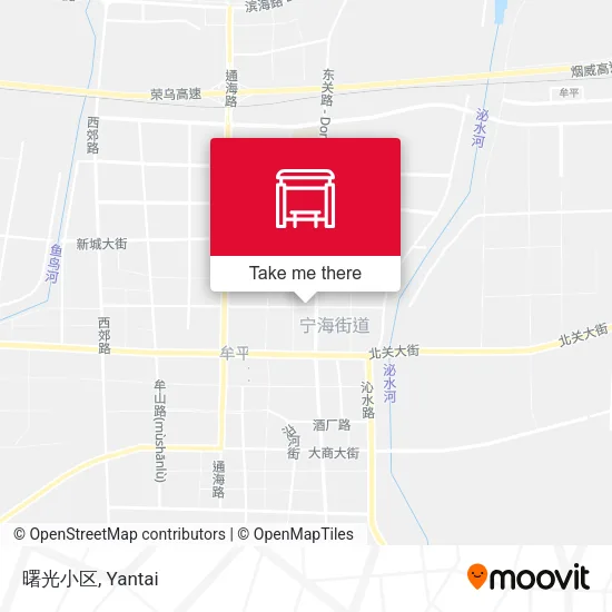 曙光小区 map