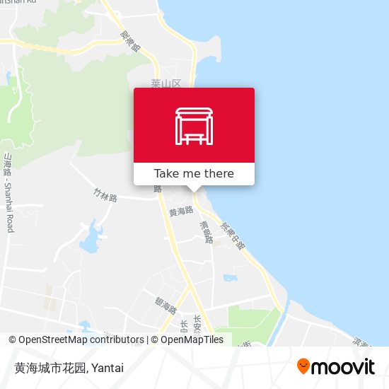 黄海城市花园 map