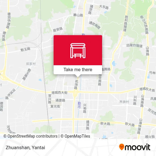 Zhuanshan map