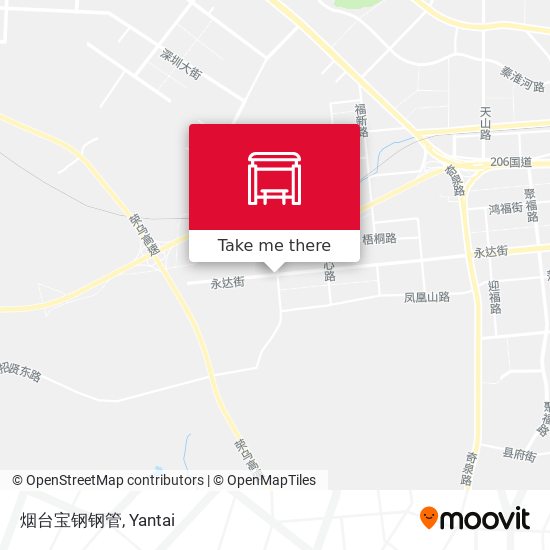 烟台宝钢钢管 map