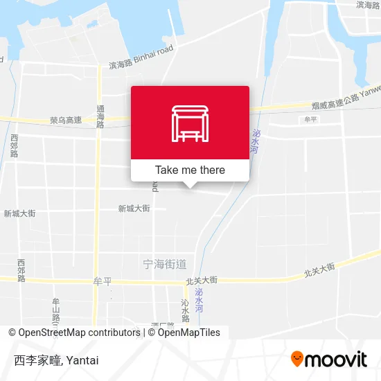 西李家疃 map