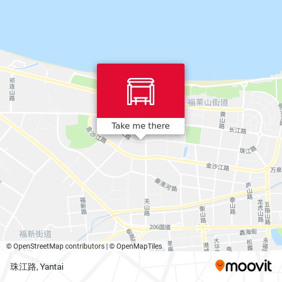 珠江路 map