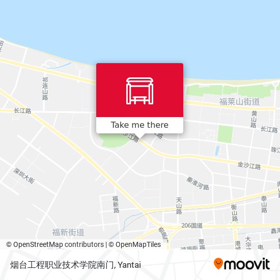 烟台工程职业技术学院南门 map