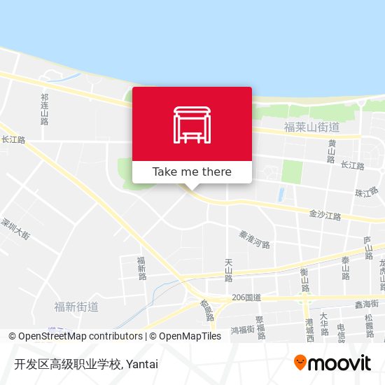 开发区高级职业学校 map