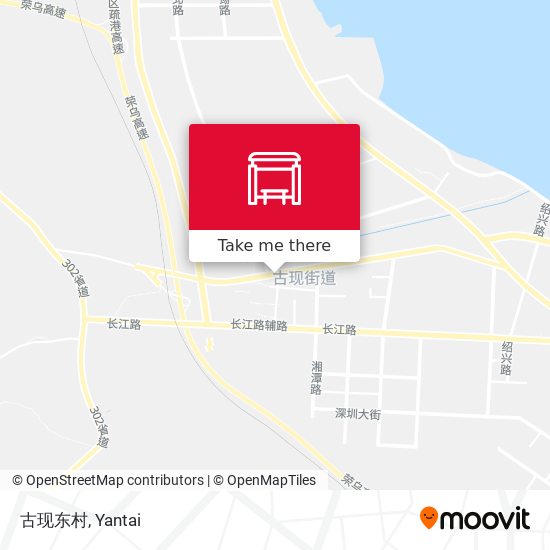 古现东村 map