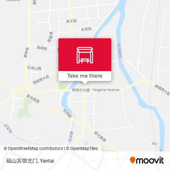 福山宾馆北门 map